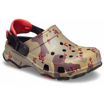 Zuecos Crocs Classic All-Terrain Desert Camo Niño Marrom | Mexico 1350BEXC